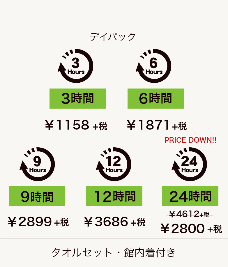 個室デイパック 男性